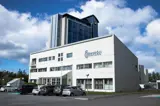 Tónskóli Sigursveins á Engjateigi 1 í fallegu veðri